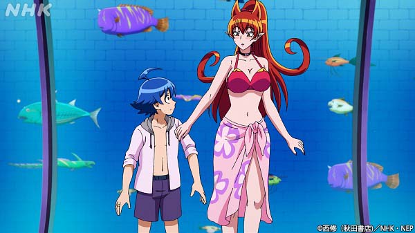 水着姿のアメリ